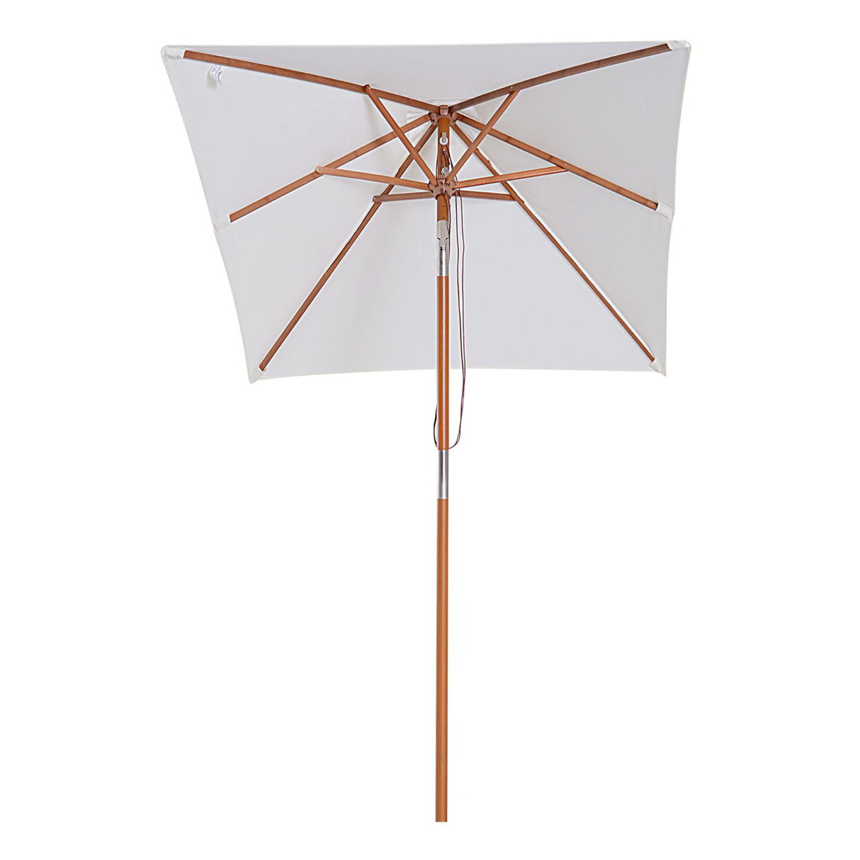 easycomfort easycomfort ombrellone da giardino inclinabile 2x1 5m 6 stecche e palo in legno beige ean 8054111843751