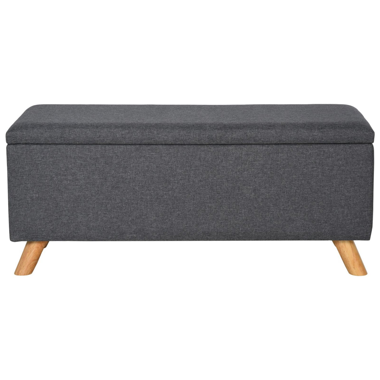 easycomfort easycomfort panca fondoletto imbottita con vano contenitore grigio 103x40x44cm ean 8054144137612