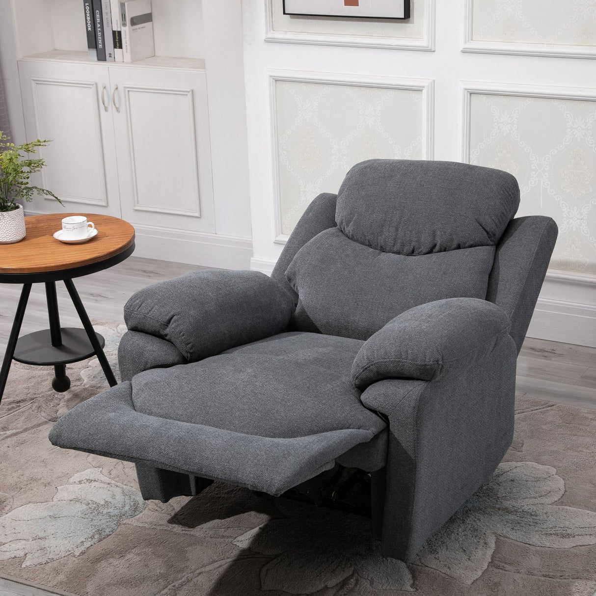 easycomfort easycomfort poltrona relax reclinabile divano sedia ergonomico con schienale reclinabile e poggiapiedi ean 8055776913636