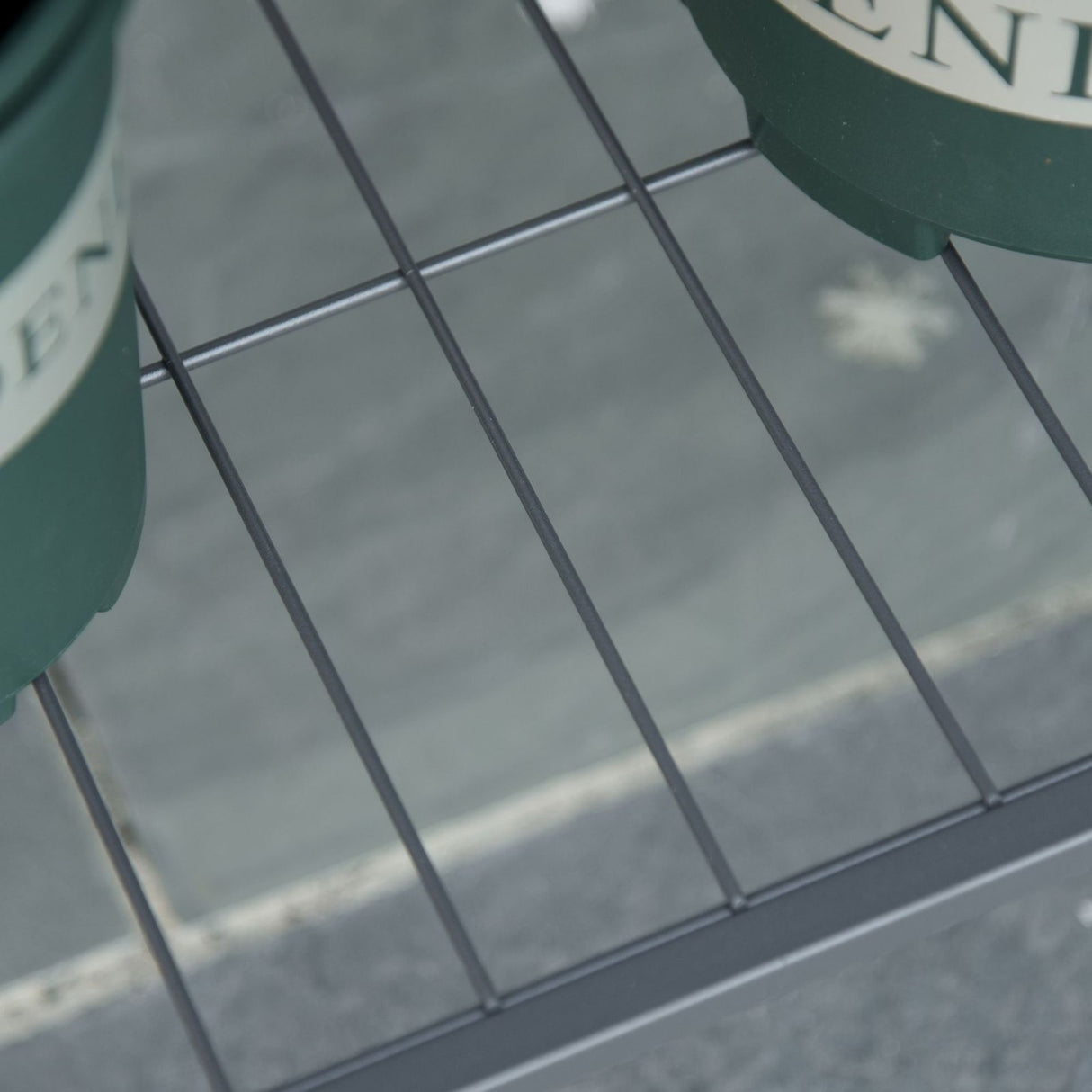 easycomfort easycomfort portapiante fioriera da esterno in metallo con mensola ruote e maniglia ean 8054111849517