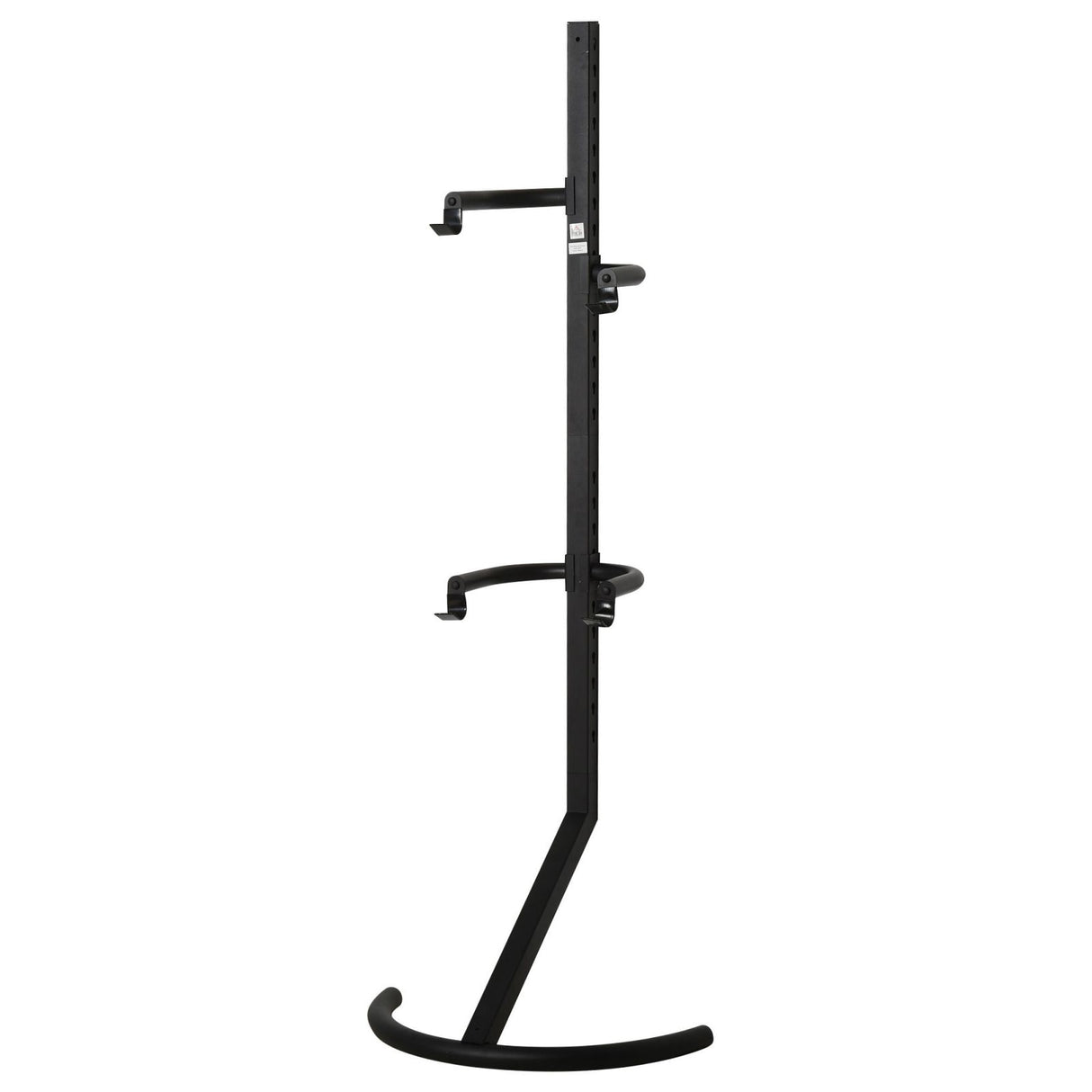 easycomfort easycomfort rastrelliera verticale portabiciclette in acciaio nero con altezza regolabile per 2 biciclette max 40 kg ean 8054111845779