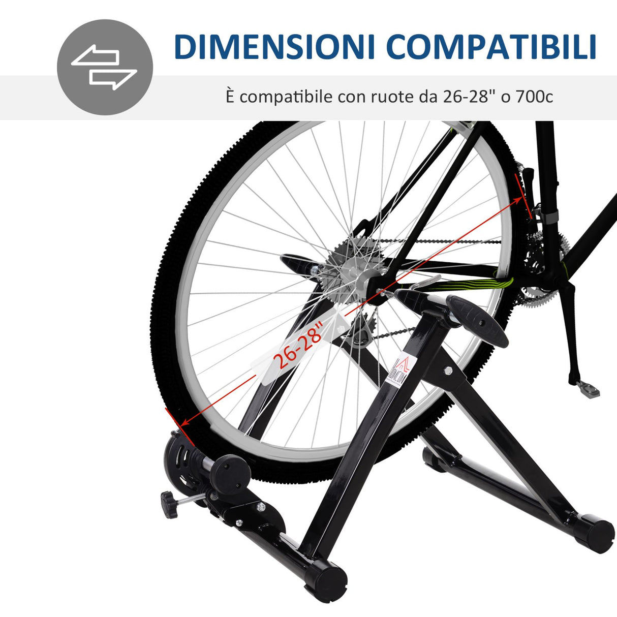 easycomfort easycomfort rullo per bicicletta da corsa o mountain bike pieghevole in acciaio nero ean 8054144134277