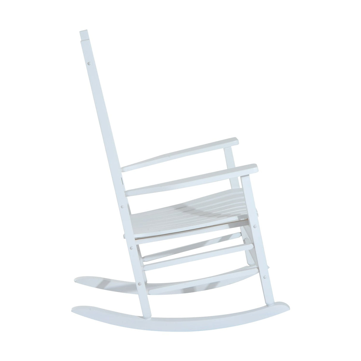 easycomfort easycomfort sedia a dondolo stile classico in legno impermeabile bianco ean 8055776910727