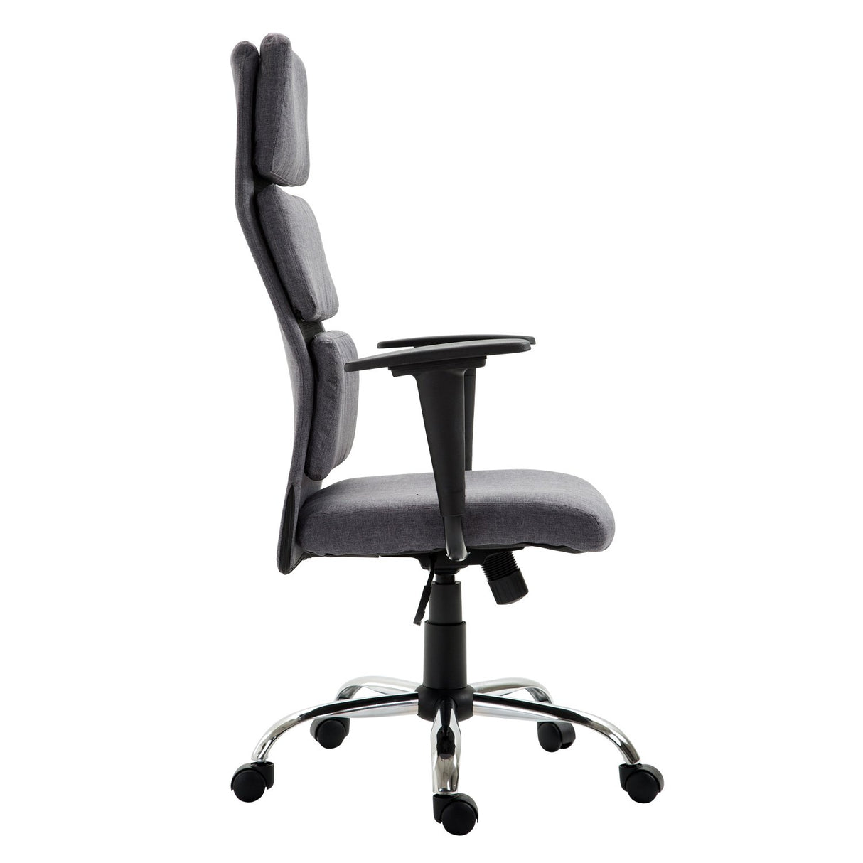 easycomfort easycomfort sedia da ufficio girevole con schienale alto regolabile in tessuto grigio ean 8055776914244