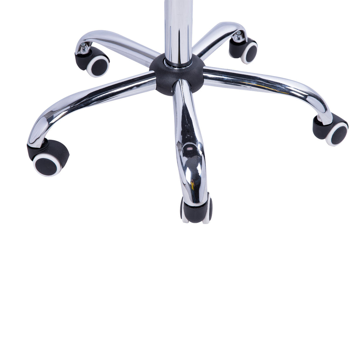 easycomfort easycomfort sedia da ufficio in similpelle bianca con 5 ruote girevoli imbottitura e altezza regolabile ean 8054111844024