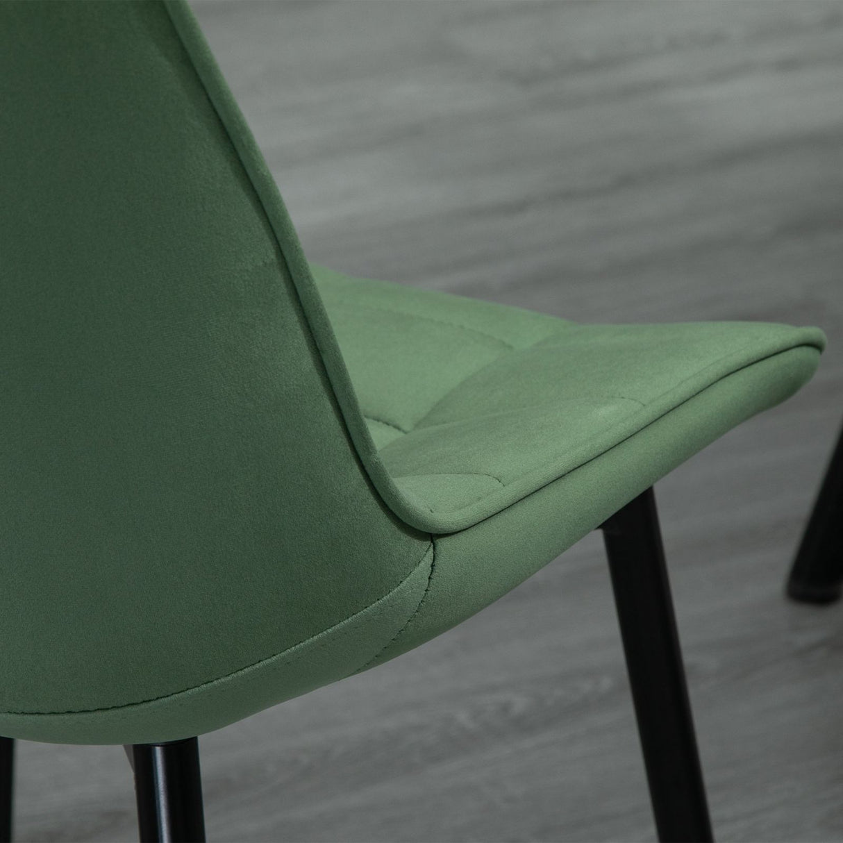 easycomfort easycomfort set 2 sedie moderne imbottite per soggiorno stile nordico velluto verde ean 8055776911335