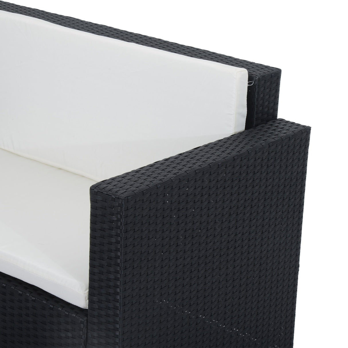 easycomfort easycomfort set mobili da giardino con poggiapiedi salotto da esterno con cuscini in pe rattan ean 8055776915357