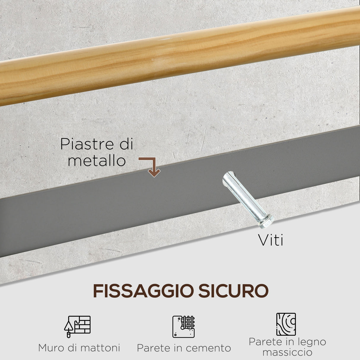 easycomfort easycomfort spalliera svedese da palestra in legno di faggio con 13 barre 78x27x240cm