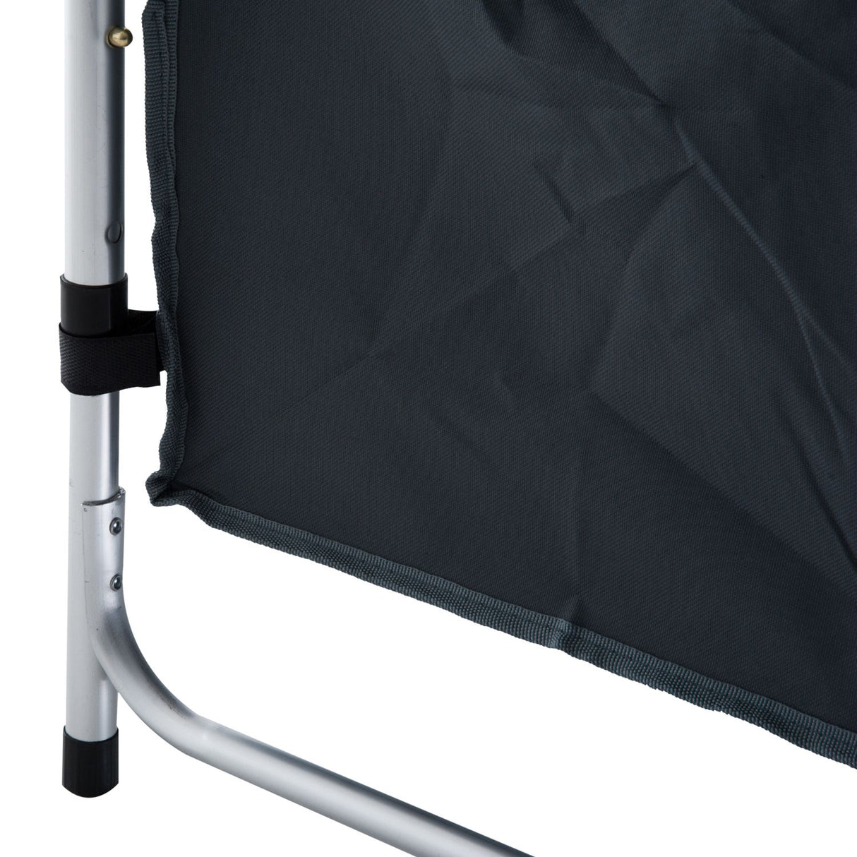 easycomfort easycomfort tavolino da campeggio pieghevole con ripiano portavivande in alluminio bianco ean 8054111840774