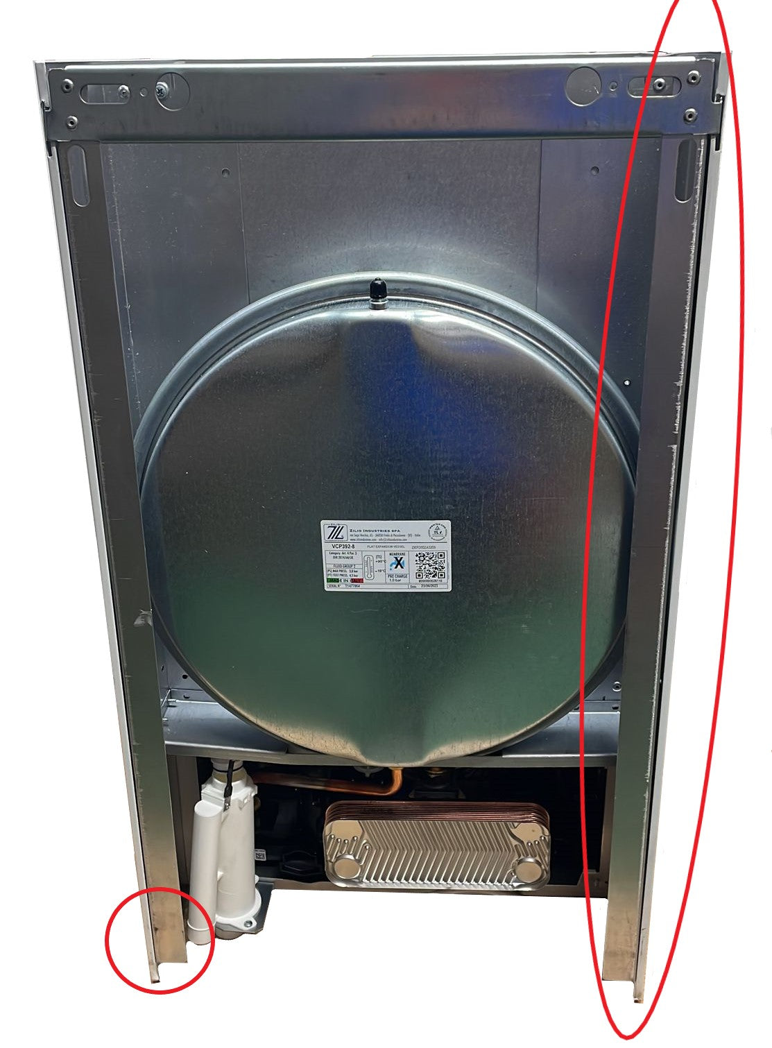 ferroli area occasioni caldaia a condensazione ferroli divacondens d plus f24 metano low nox completa di kit scarico fumi new erp 4