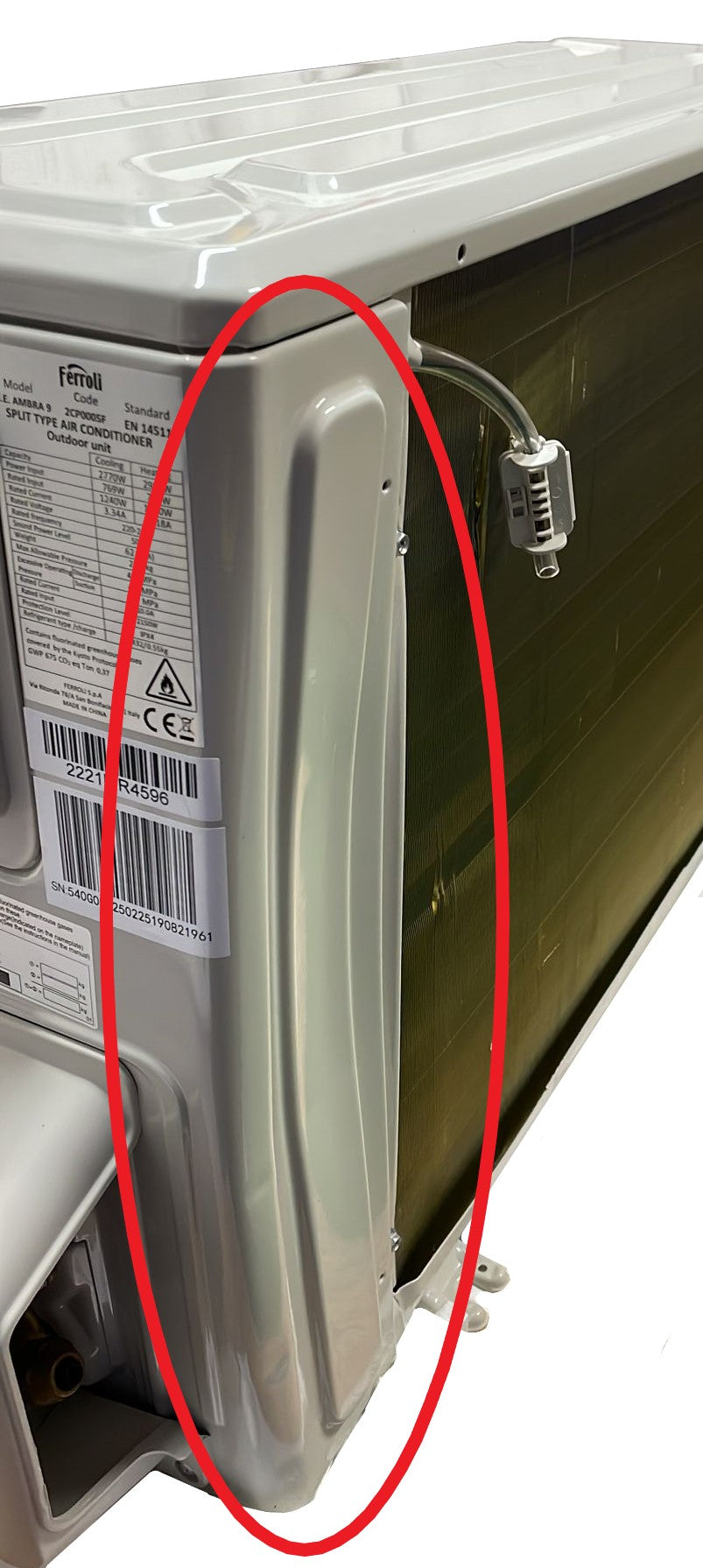 ferroli area occasioni climatizzatore condizionatore inverter ferroli ambra s 9000 btu r 32 wi fi integrato