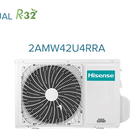immagine-5-hisense-climatizzatore-condizionatore-hisense-dual-split-inverter-serie-new-comfort-512-con-2amw42u4rgc-r-32-wi-fi-optional-500012000-novita-ean-8059657013262
