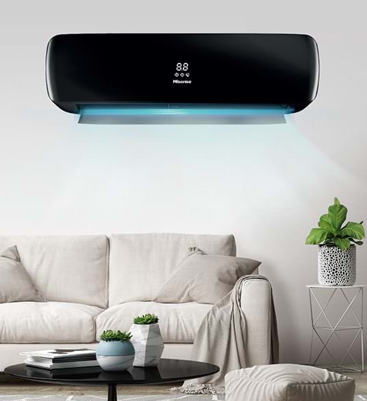 hisense climatizzatore condizionatore hisense inverter serie apple pro black 12000 btu tgve120bg r 32 wi fi integrato classe aa colore nero