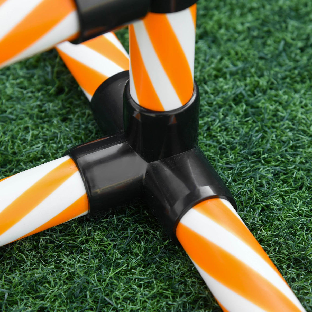 easycomfort easycomfort attrezzi agility dog set percorso completo 5 pezzi slalom ostacolo e tunnel arancione