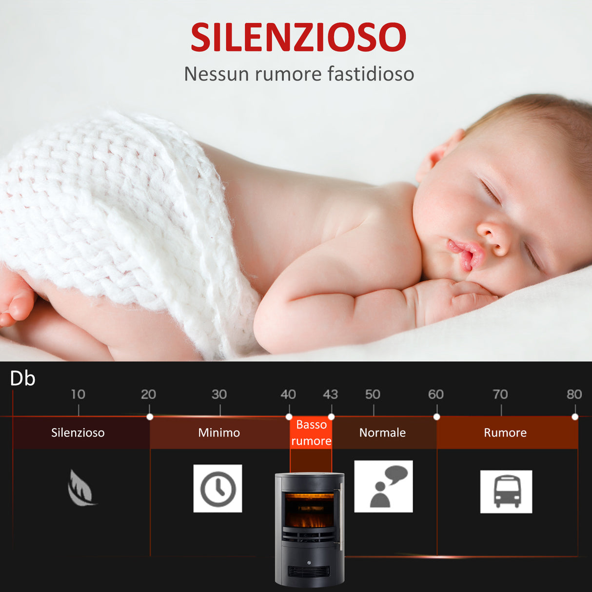 easycomfort easycomfort camino elettrico da terra potenza 900w2000w con effetto fiamma 41 41 64 5cm nero ean 8055776913162