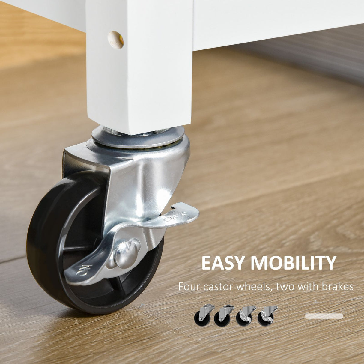 easycomfort easycomfort carrello multiuso da cucina portavivande salvaspazio in legno bianco