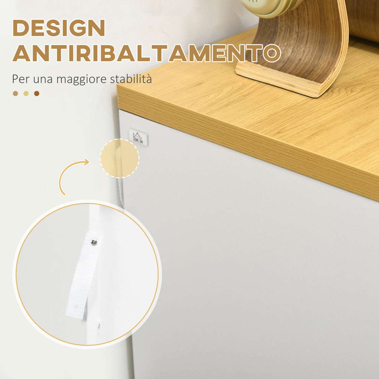 easycomfort easycomfort cassettiera a 3 cassetti in truciolato bianco per camera da letto studio e soggiorno 70x37x75cm