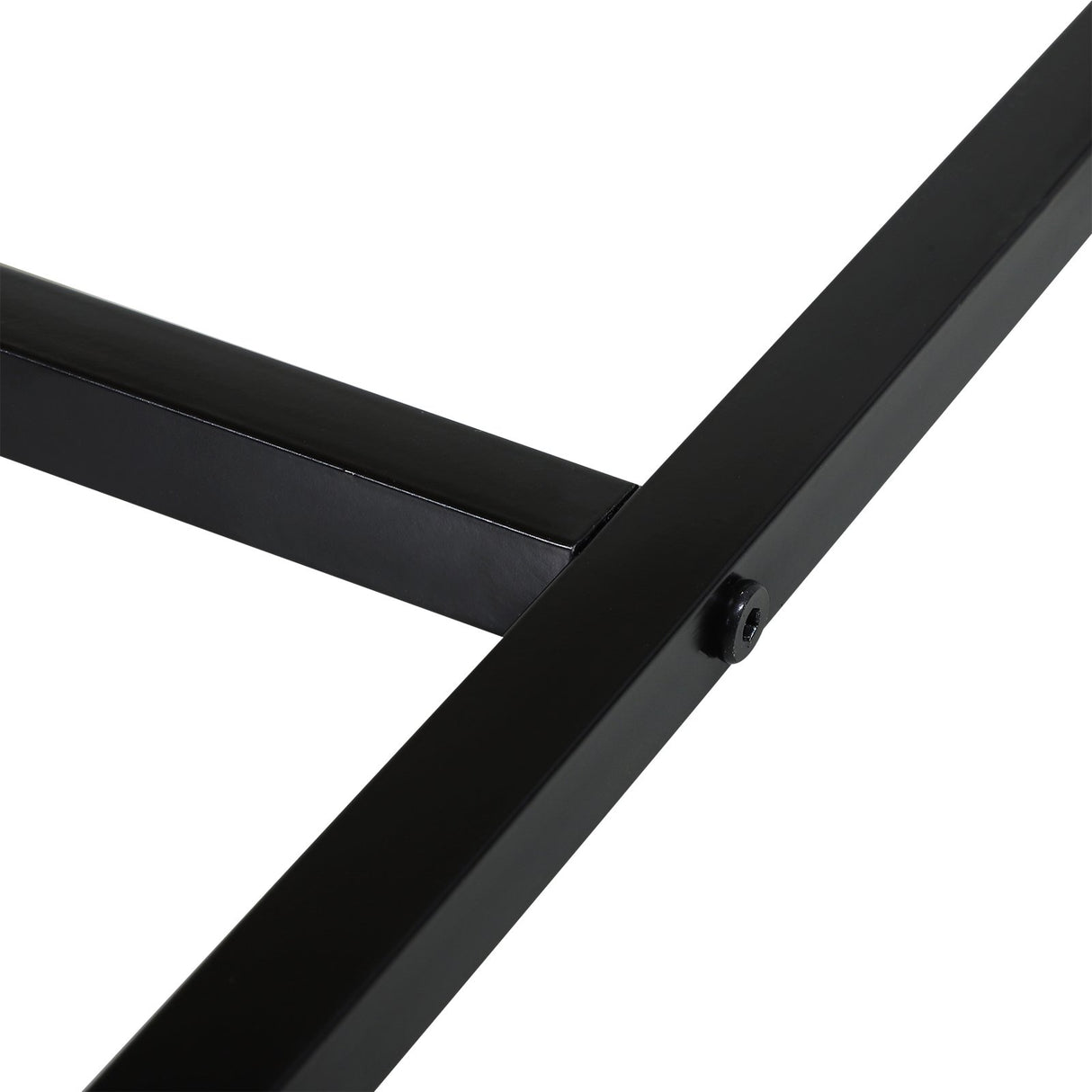 easycomfort easycomfort comodino stile industrial in legno natual wood e metallo nero ean 8054144133690