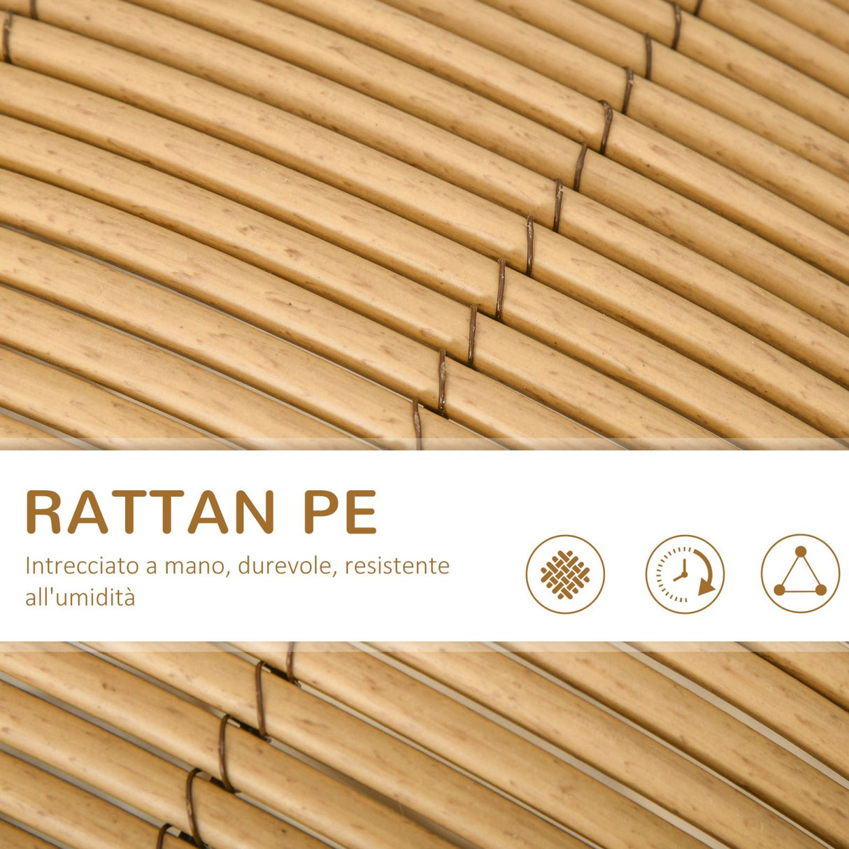 easycomfort easycomfort cuccia per gatti in vimini sintetica rialzata marrone chiaro