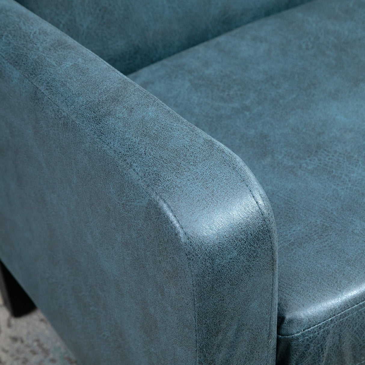 easycomfort easycomfort divano 2 posti con struttura in legno e rivestimento in tessuto grigio azzurro ean 8055776916361