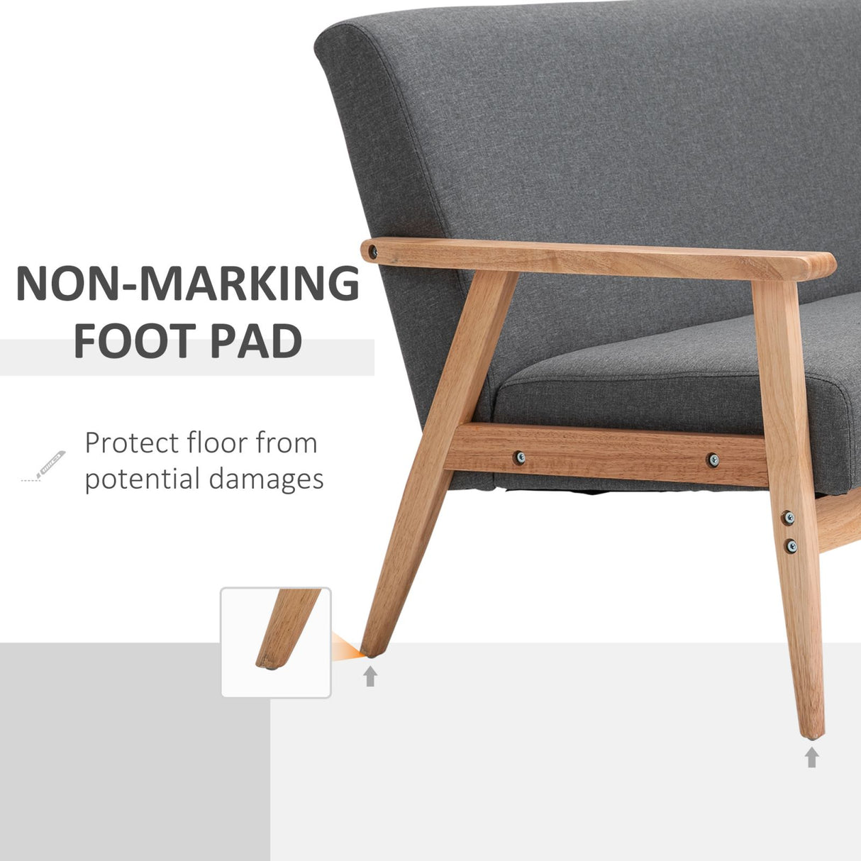 easycomfort easycomfort divano 3 posti moderno imbottito struttura in legno per casa e ufficio ean 8054144138695