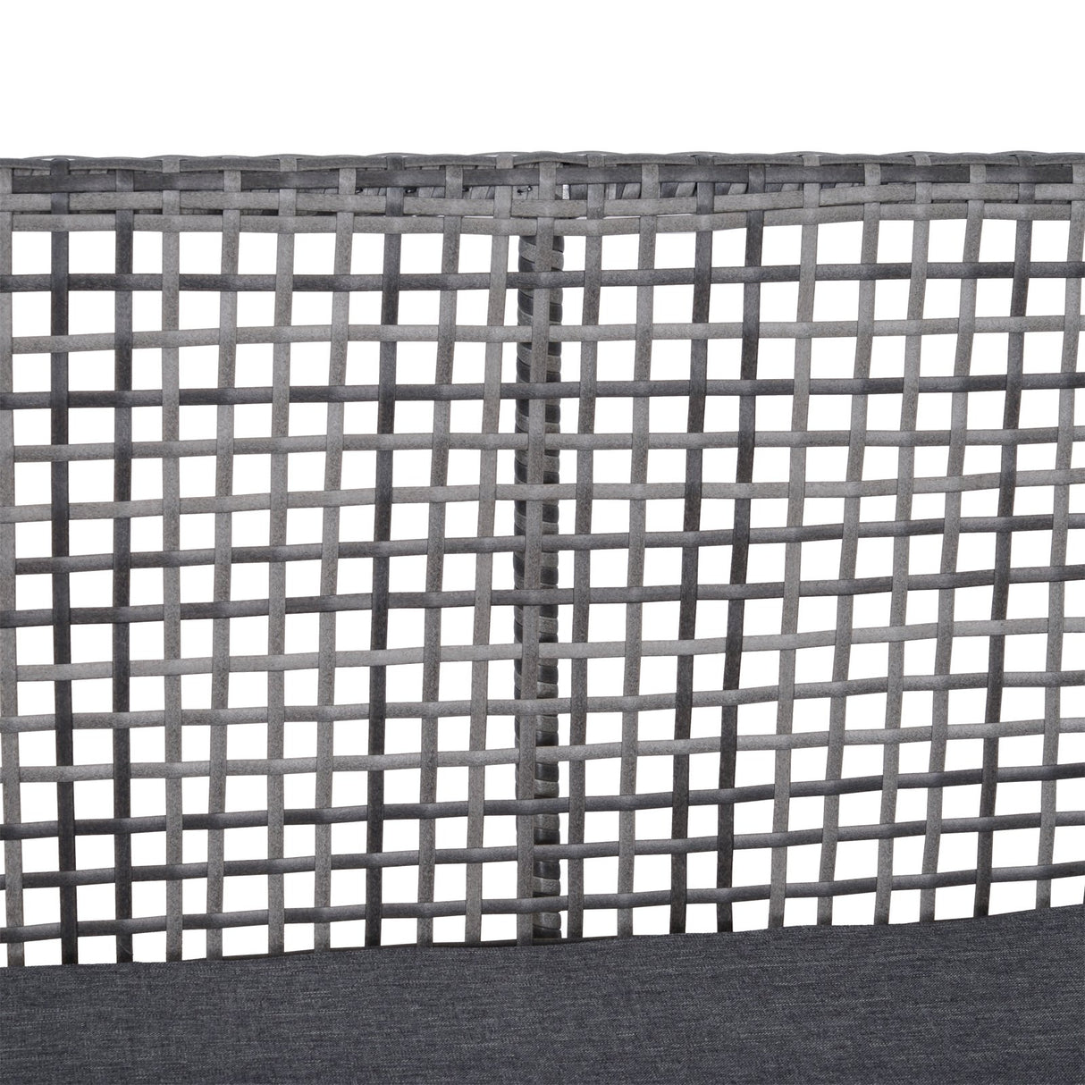 easycomfort easycomfort divano panchina da giardino a 2 posti in rattan e alluminio grigio 118 x 75 x 79 cm ean 8054144136691