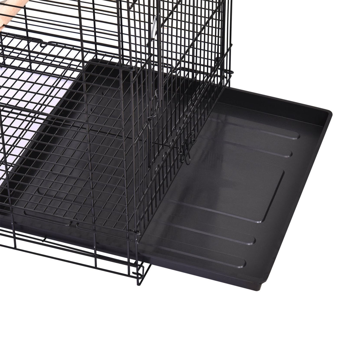 easycomfort easycomfort gabbia per uccelli canarini e pappagalli in metallo nero con ruote ean 8054144138237