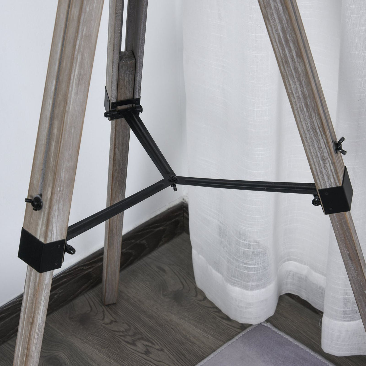 easycomfort easycomfort lampada da terra con treppiedi altezza e paralume regolabile lampadine e27 ean 8054144137032