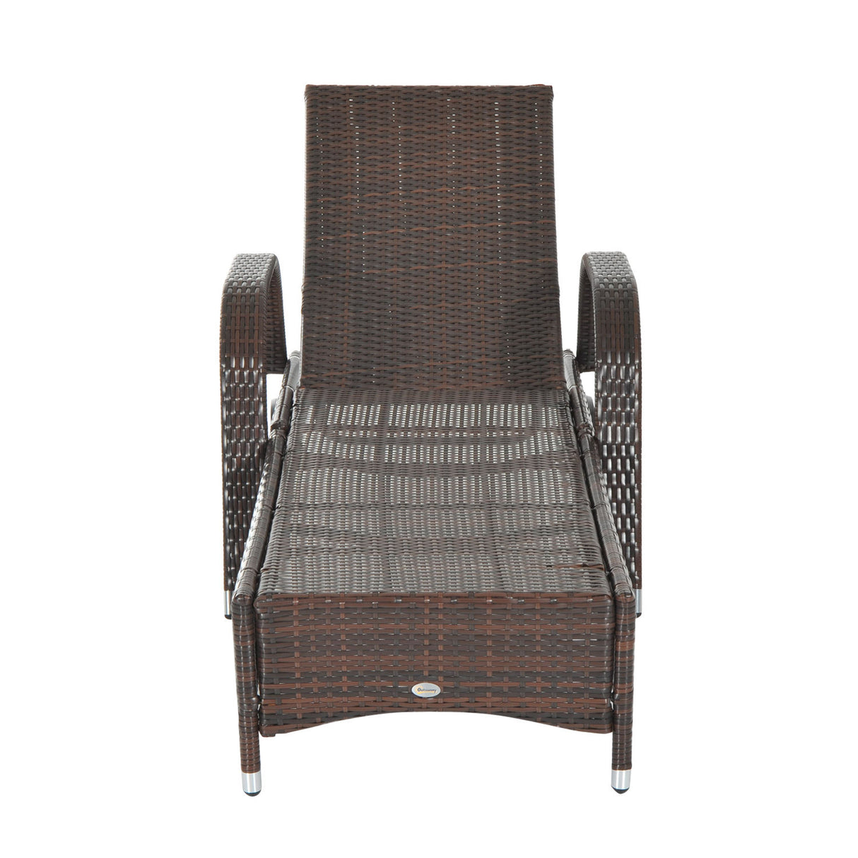 easycomfort easycomfort lettino sdraio prendisole relax in rattan marrone ean 8055776912196