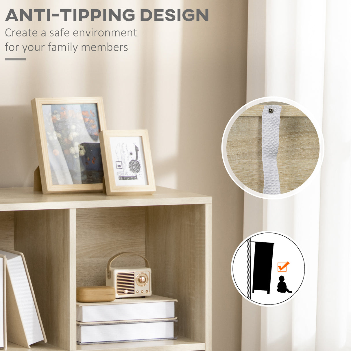 easycomfort easycomfort libreria moderna in truciolato e mdf con 2 cassetti e 4 ripiani aperti per soggiorno studio e camera 70 2x35x130 cm