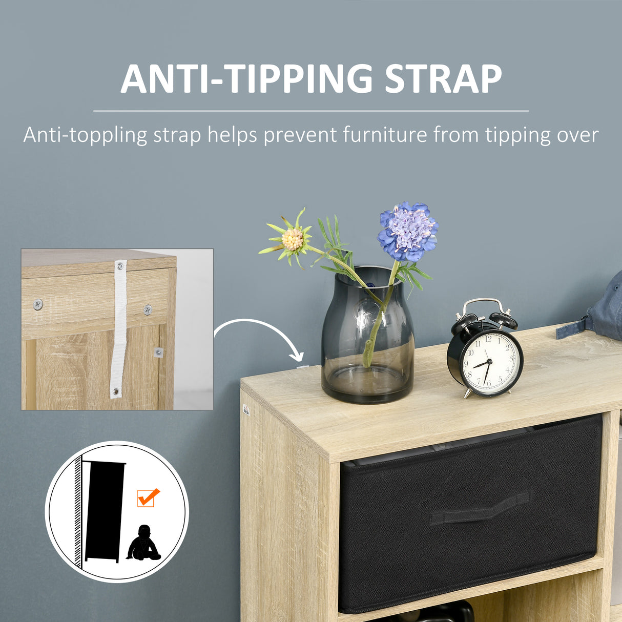 easycomfort easycomfort libreria scaffale a 7 vani con 3 cassetti rimovibili e pieghevoli 90x30x102 5cm legno