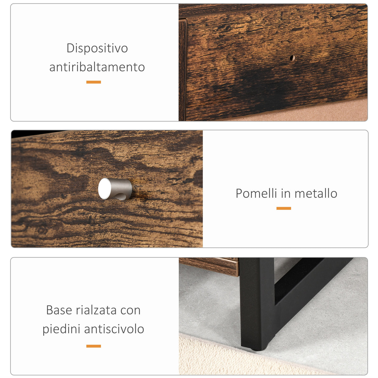 easycomfort easycomfort mobile scarpiera salvaspazio 12 scarpe stile industriale legno metallo