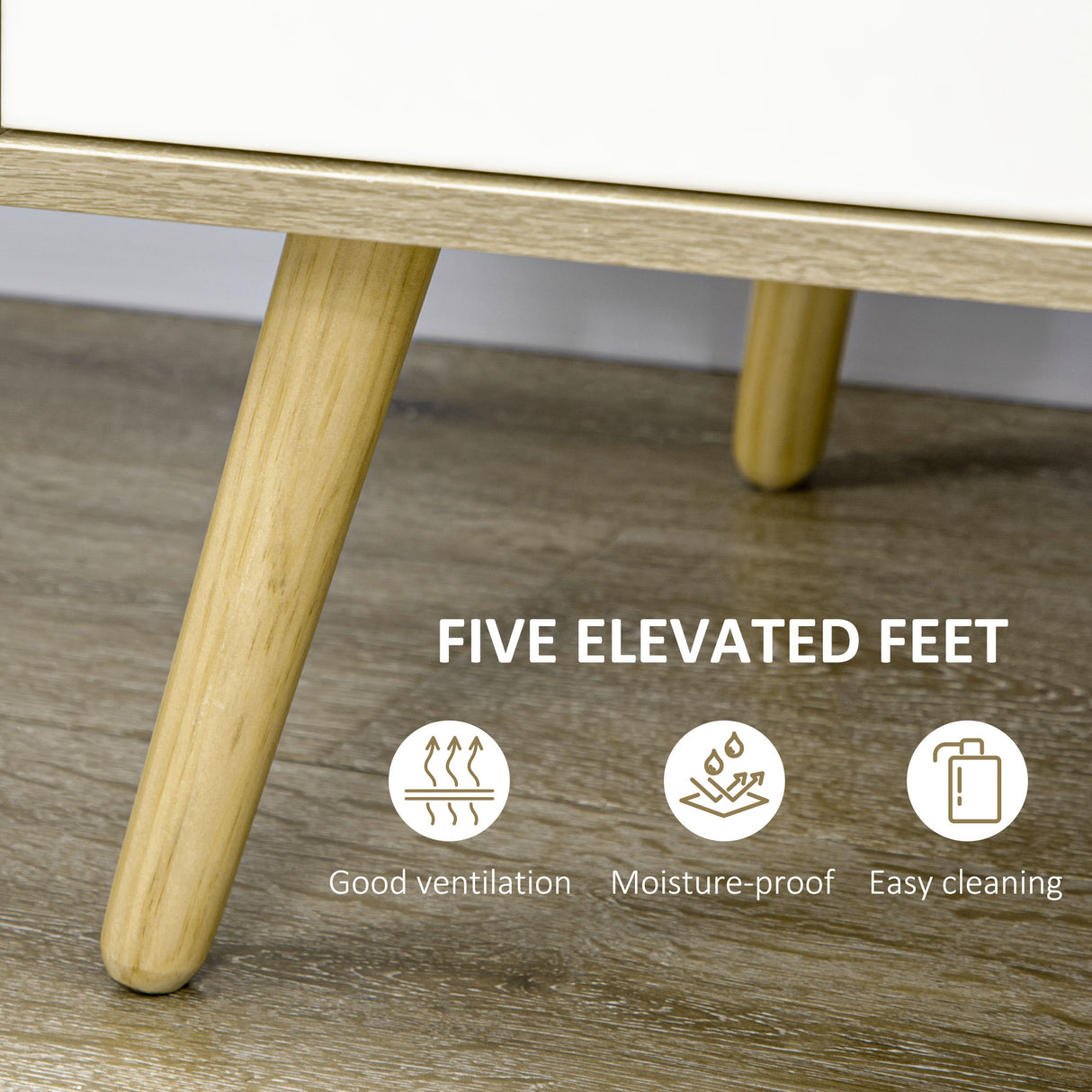 easycomfort easycomfort mobiletto da salotto in truciolato e legno di pino con spazio chiuso 2 ripiani aperti e cassetto 118 3x43 8x118 7 cm