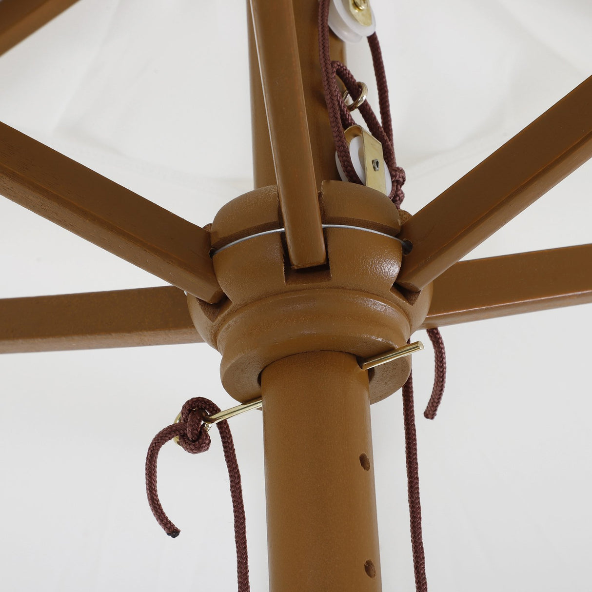 easycomfort easycomfort ombrellone da giardino in bambu bianco crema 250 x 230cm ean 8054111843584