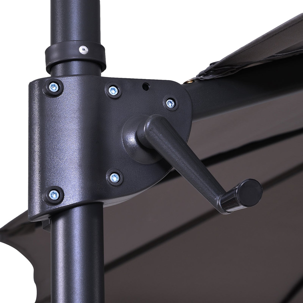 easycomfort easycomfort ombrellone doppio in poliestere anti uv impermeabile grigio 270x460x250cm ean 8055776912141