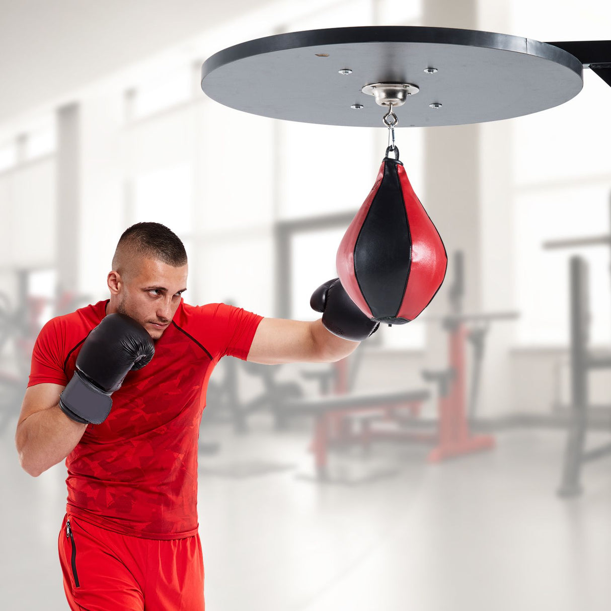 easycomfort easycomfort piattaforma boxe con speed ball di 21 cm punchball per allenamento ean 8054111846172
