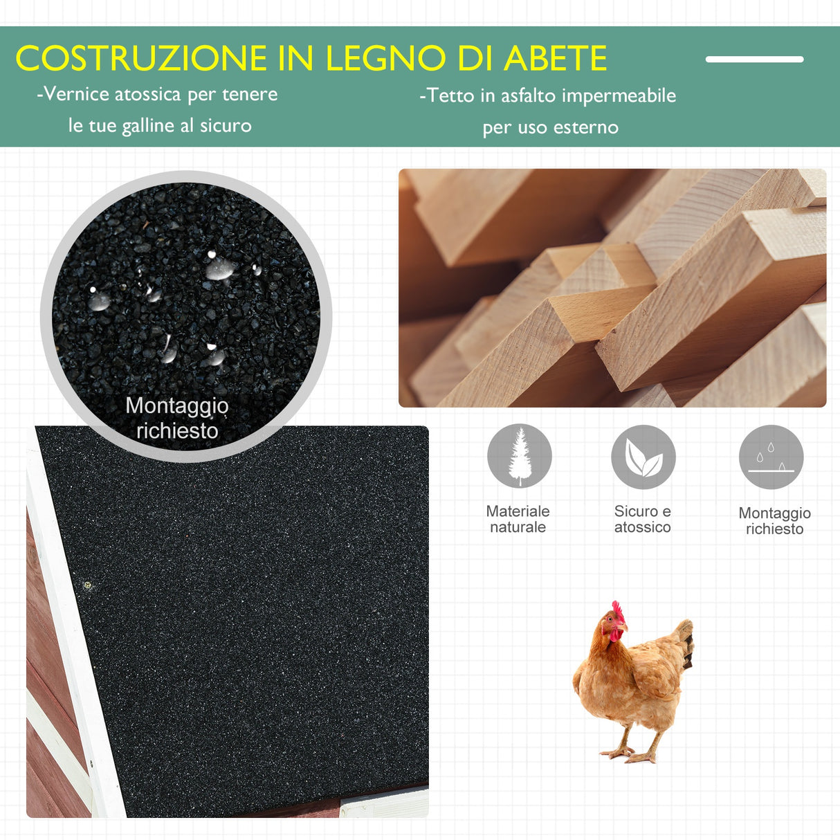 easycomfort easycomfort pollaio a terra gabbia per galline ovaiole con recinto mobile in metallo