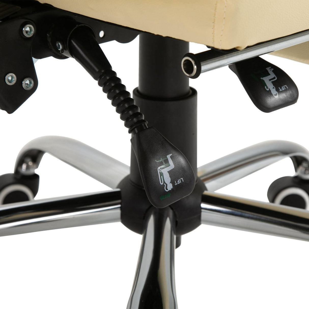 easycomfort easycomfort poltrona da ufficio in similpelle bianca regolabile e reclinabile ean 8054144132907