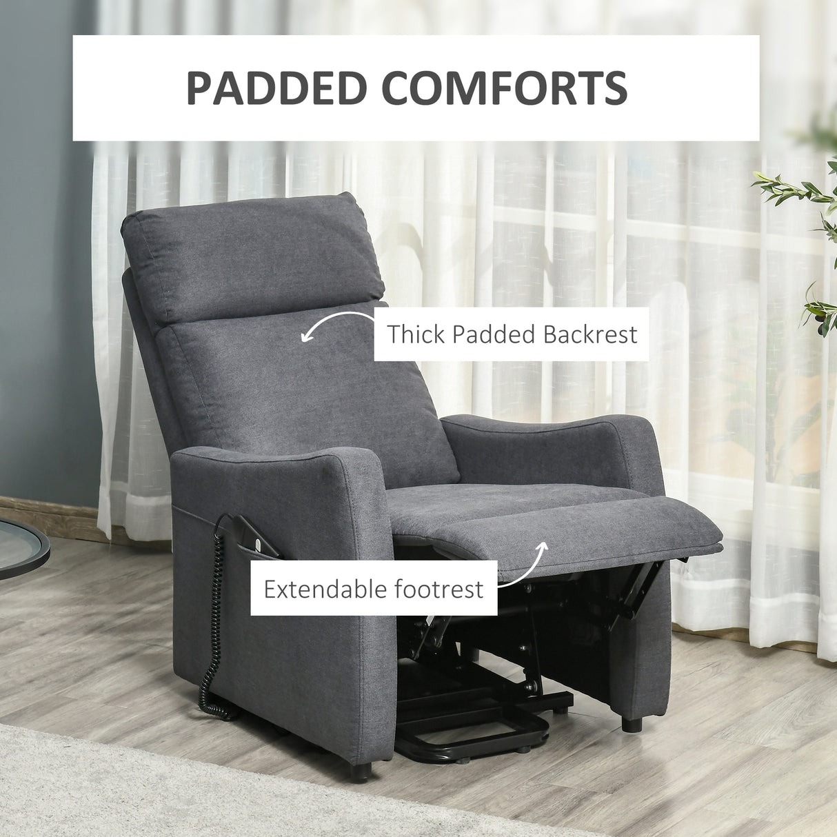 easycomfort easycomfort poltrona relax alzapersona elettrica con schienale reclinabile 140 e telecomando
