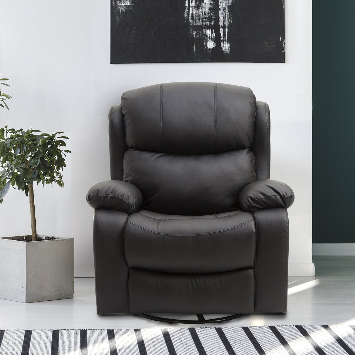 easycomfort easycomfort poltrona relax massaggiante riscaldante reclinabile ecopelle 88 5 x 98 5 x 105cm nero ean 8055776915180