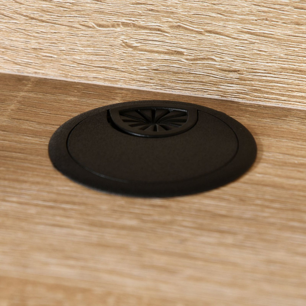 easycomfort easycomfort scrivania a 2 livelli in legno e metallo 84x45x85cm bianco rovere