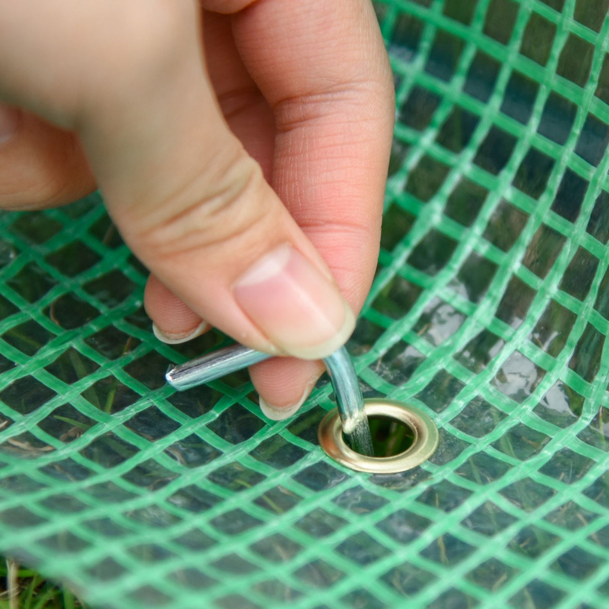 easycomfort easycomfort serra da giardino in acciaio e pe porte avvolgibili con cerniere e finestre 180x140x80cm