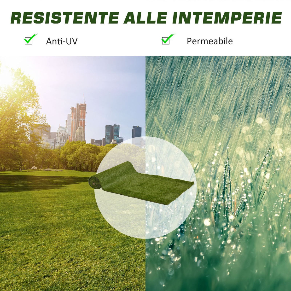 easycomfort easycomfort tappeto erboso prato sintetico 4x1m erba 30mm finto prato verde anti uv atossico e drenante per giardino e cortile ean 8055776910017