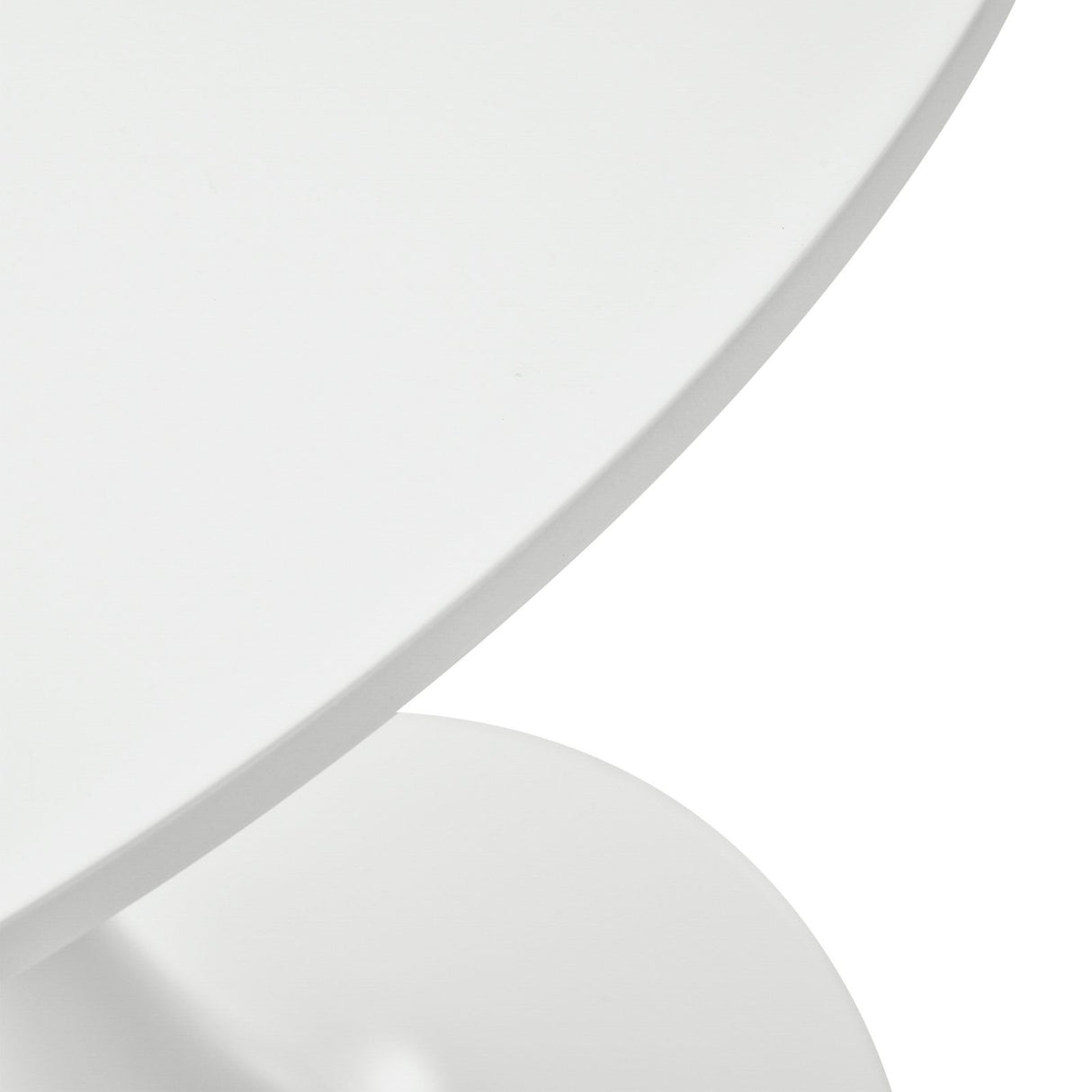 easycomfort easycomfort tavolo da cocktail minimal rotondo con base in metallo bianco d70 x 73 cm ean 8054144134284