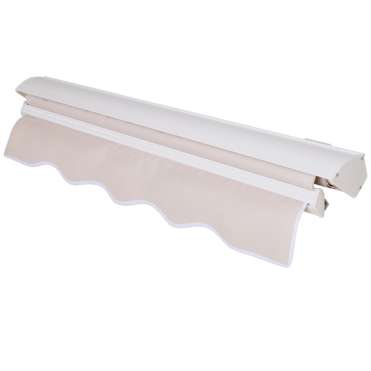 easycomfort easycomfort tenda da sole avvolgibile a caduta a parete per esterno in alluminio beige 70 x 120cm ean 8054144138053