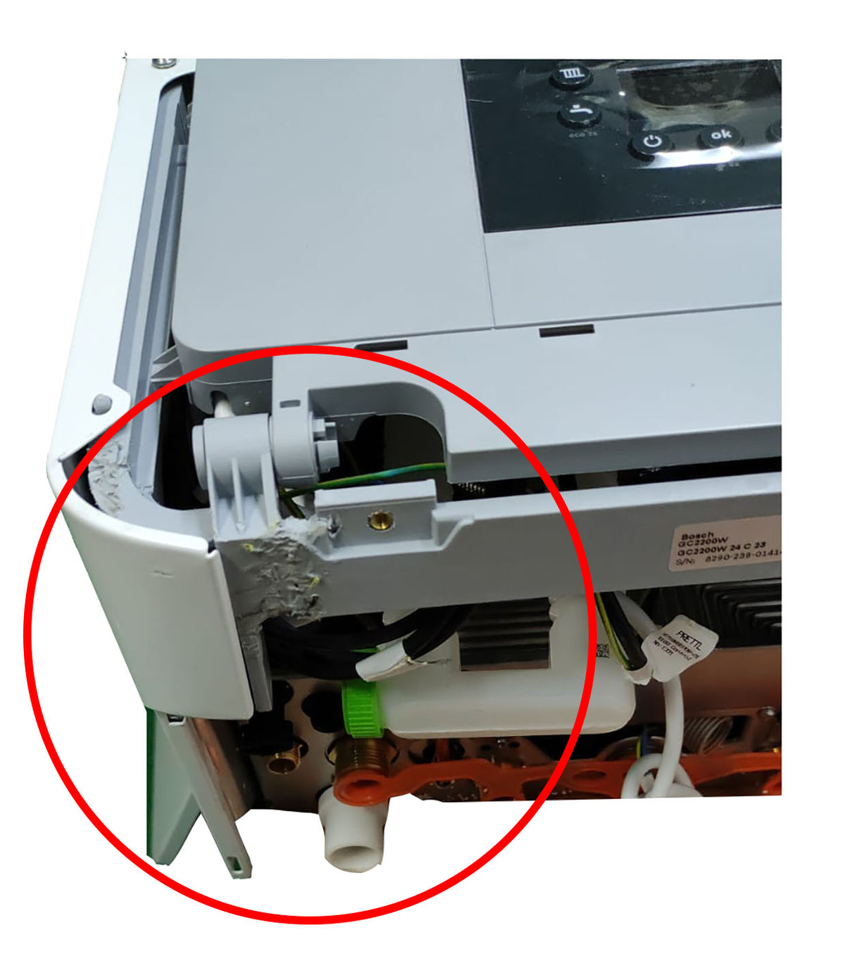 junkers bosch area occasioni caldaia junkers bosch condens 2200 w gc2200w 2423 c 24 kw a condensazione completa di kit scarico fumi metano o gpl classe a cod 7736901846 new erp