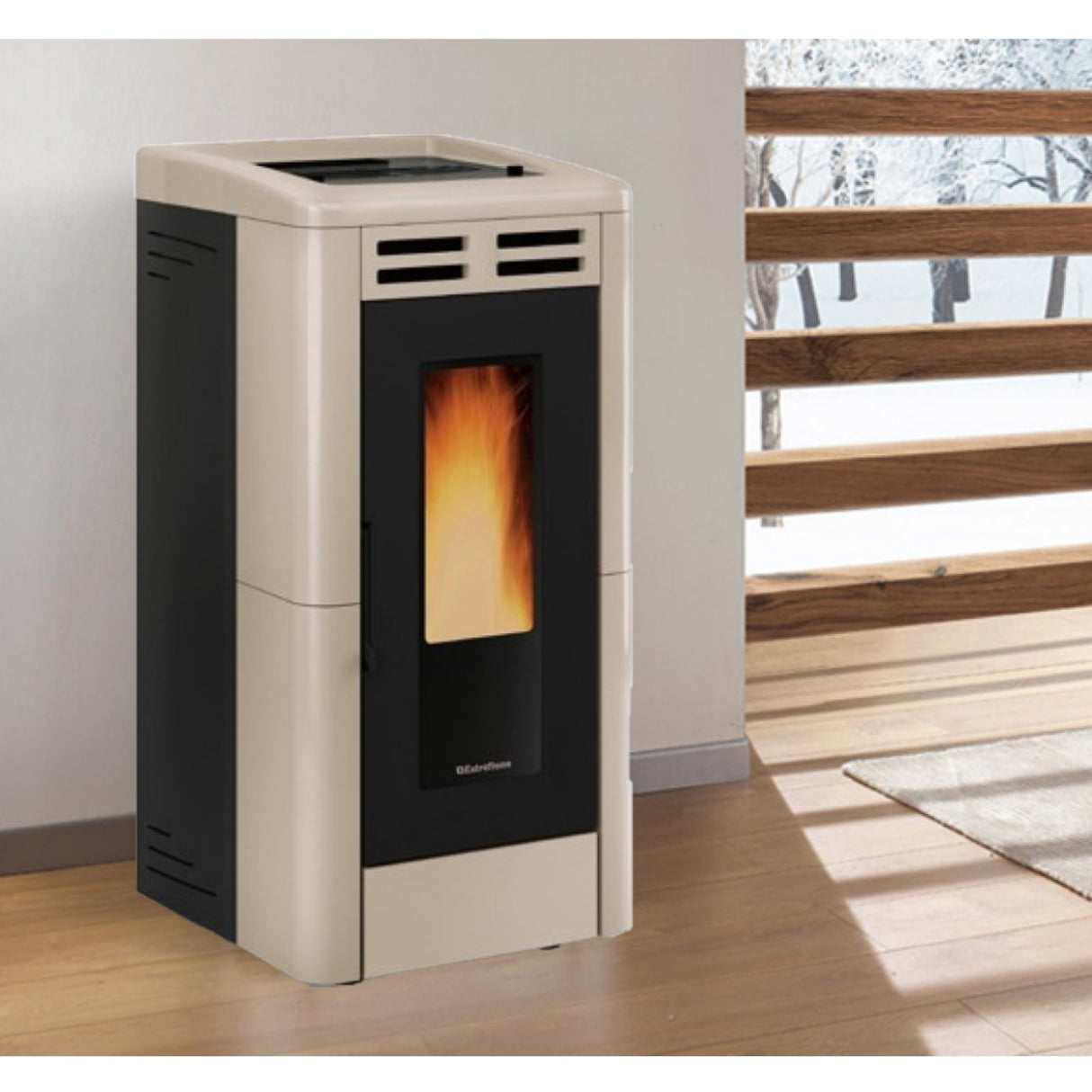 la nordica stufa a pellet in maiolica la nordica extraflame modello anastasia plus 12 kw disponibile in vari colori bianca
