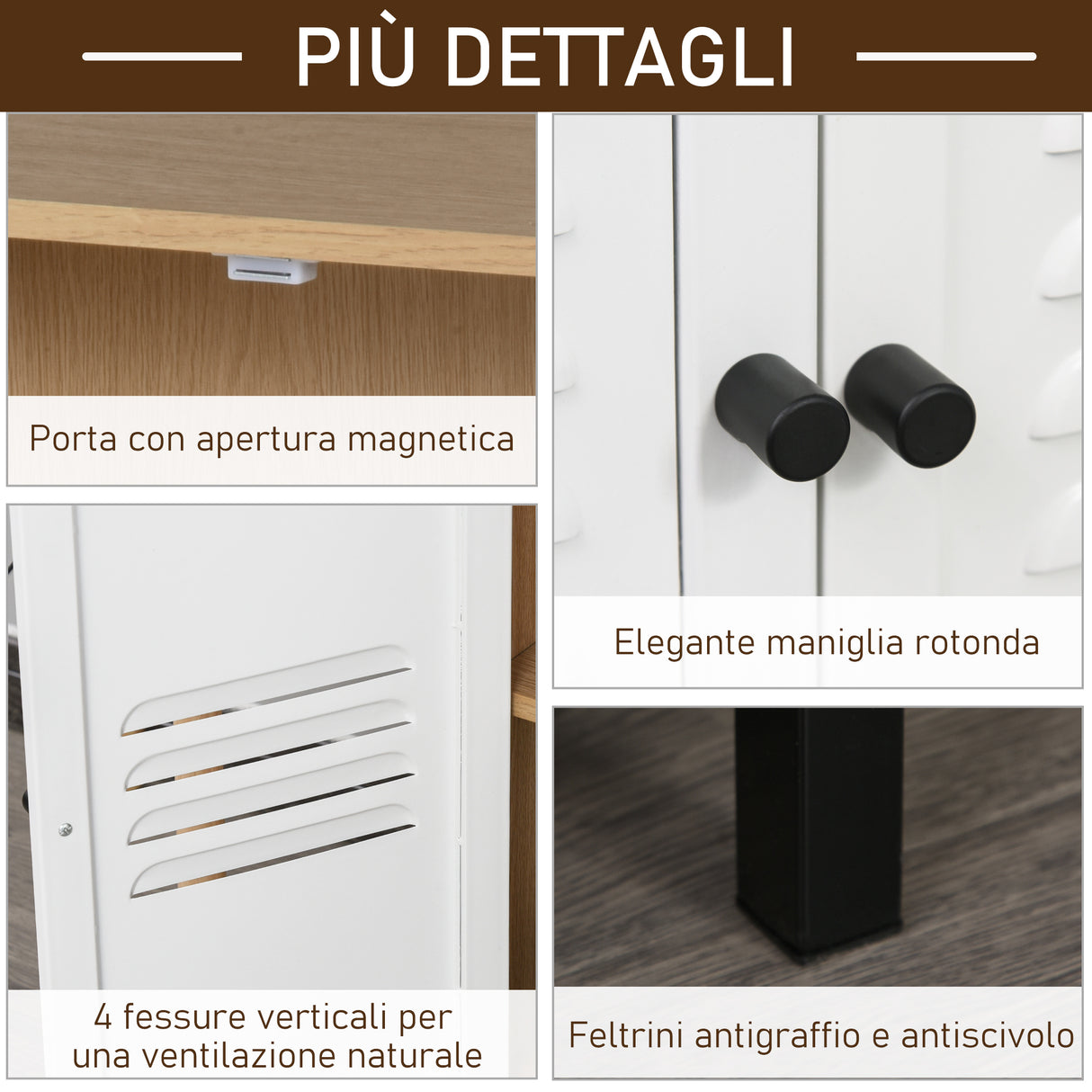 easycomfort easycomfort armadietto portadocumenti cassettiera da ufficio in legno e metallo bianco con 2 ante ripiano regolabile 62x30x67 5cm