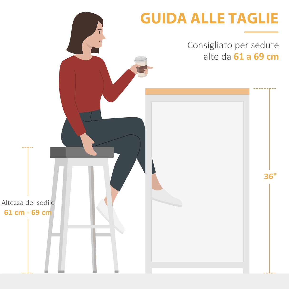 easycomfort easycomfort bancone bar pieghevole stile industriale con scaffale a 3 ripiani 120x76x91 4cm
