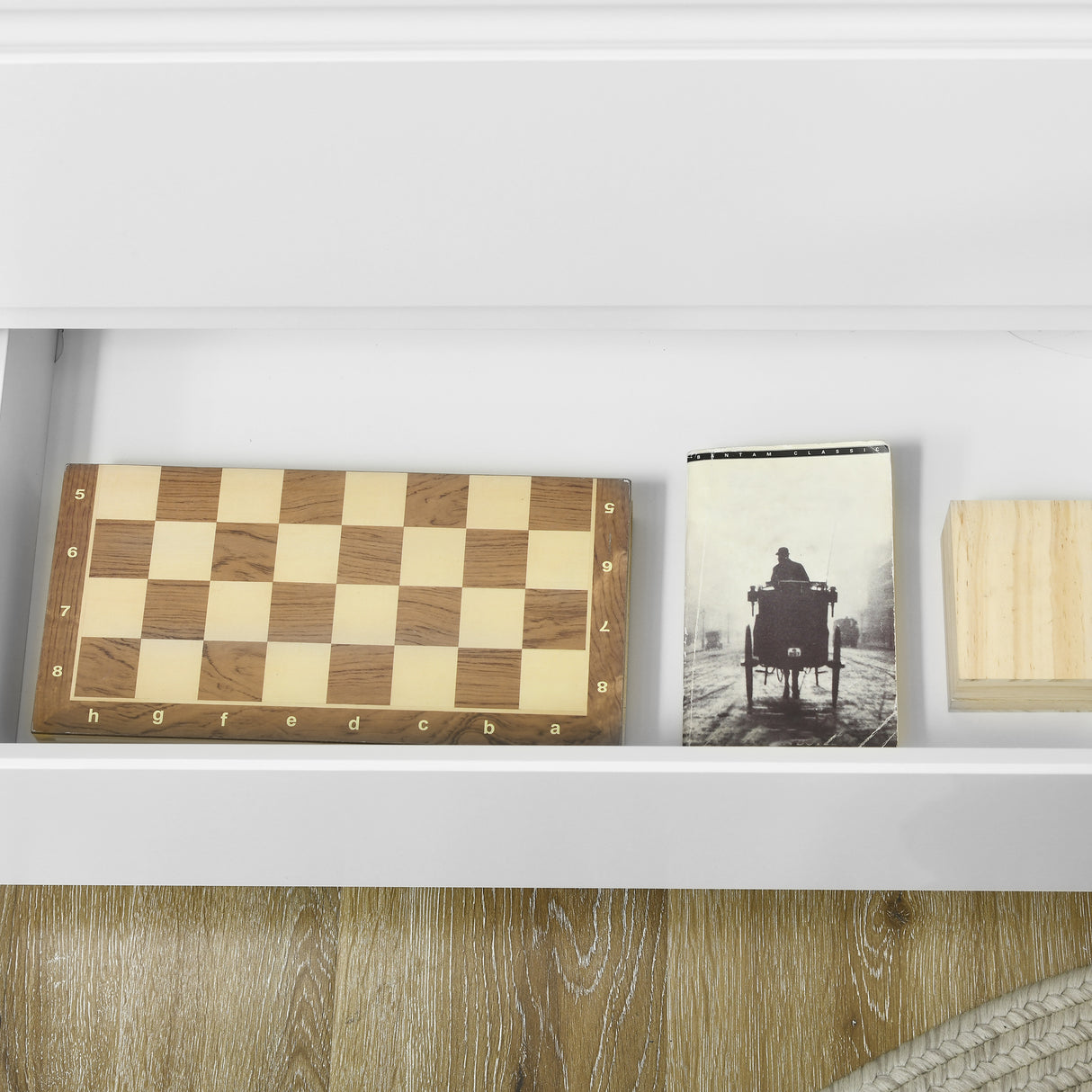 easycomfort easycomfort cassettiera a 3 cassetti in truciolato bianco per camera da letto studio e soggiorno 70x37x75cm